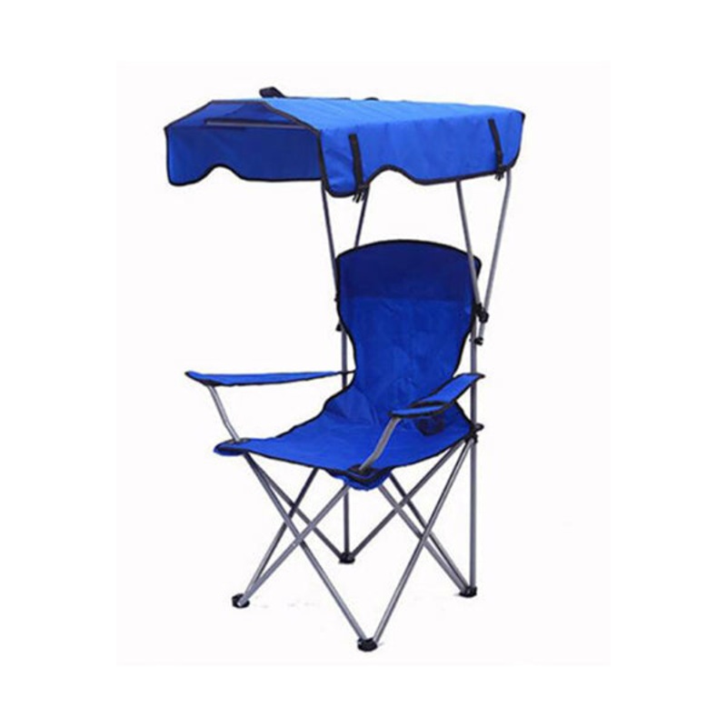 Foldable Camp Chair with Shade Canopy – 2023-AB2