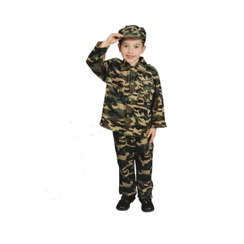 Halloween & Barbara Costumes  Army – 87987 Green