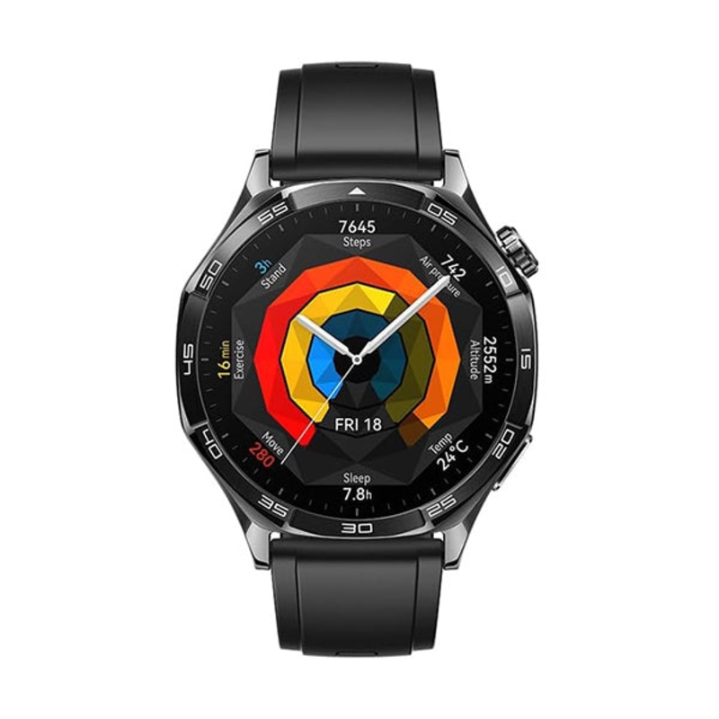 HUAWEI WATCH GT5 46mm Smartwatch, upto14 Days Battery Life,Sharp-Edged Design, iOS & Android Compatible