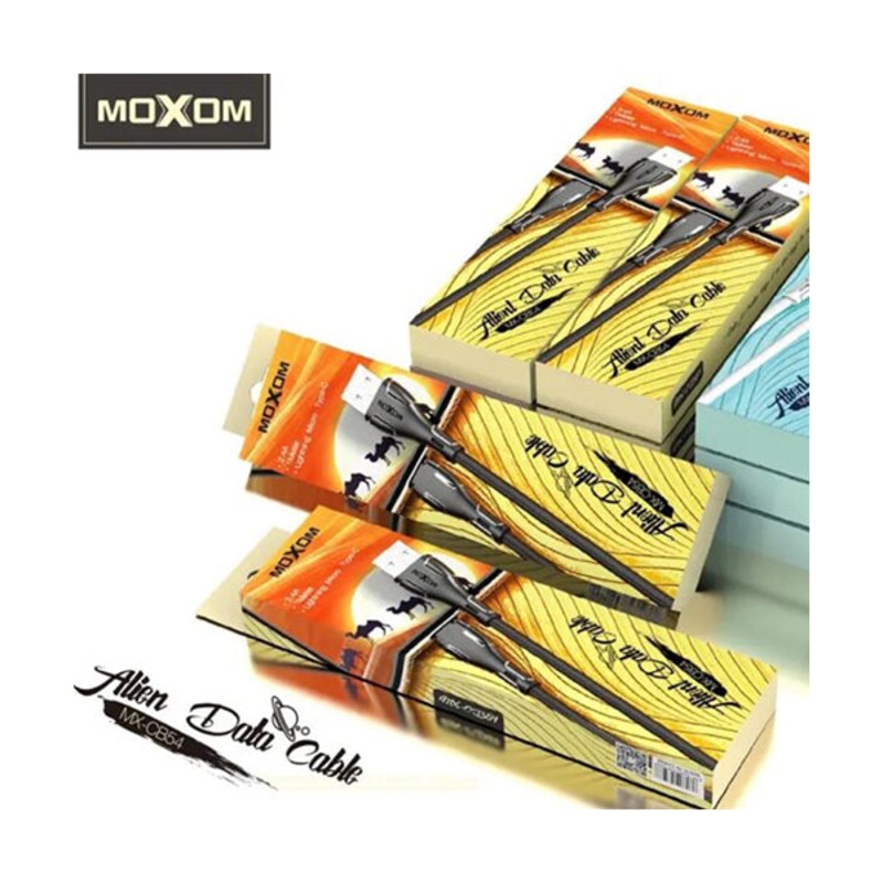 Moxom MX-CB54, Fast Charging Cable Ip 2.4A, 1M, IOS & Type-C