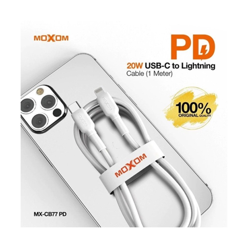 Moxom MX-CB77, TYPE-C to IOS Cable PD 20W Fast Charge
