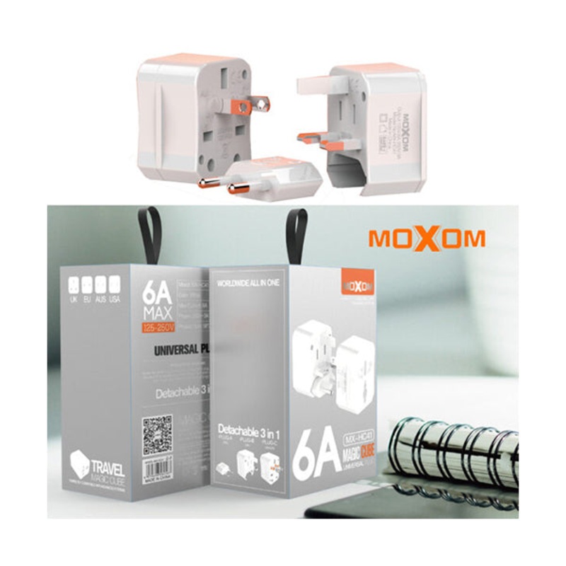 Moxom MX-HC41 6A Magic Cube Universal Plug – MX-HC41
