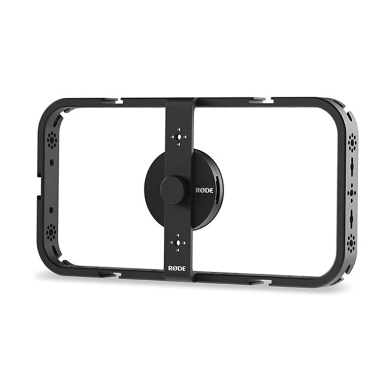 RDE Phone Cage Magnetic Mobile Filmmaking Cage with 1/4-inch and 3/8-inch Threads and Cold Shoe Mounting Slots (MagSafe Compatible)