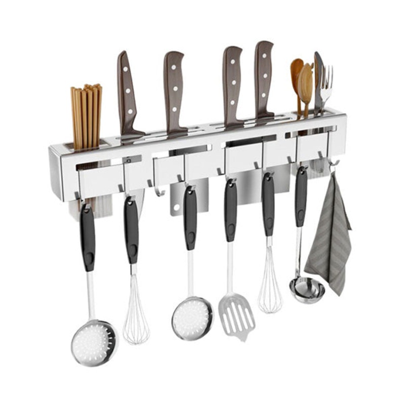 Wall Mount Kitchen Rack Hanger Organizer Hook