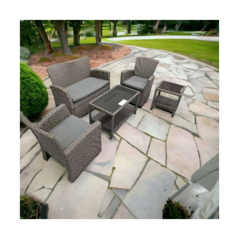 5 Pcs Garden Patio Furniture Set with Cushions – 2023-CD3