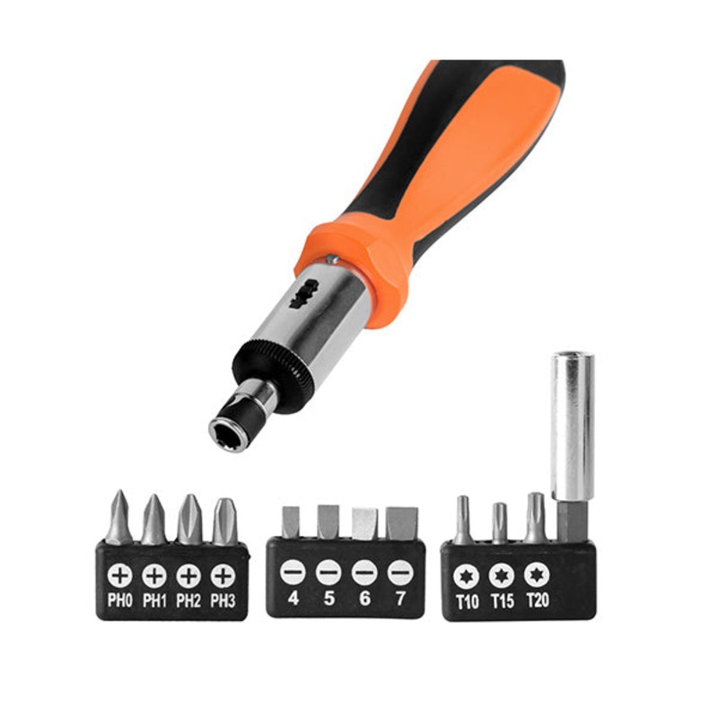 Finder, Screwdriver With 13 Replacement Heads – 193233