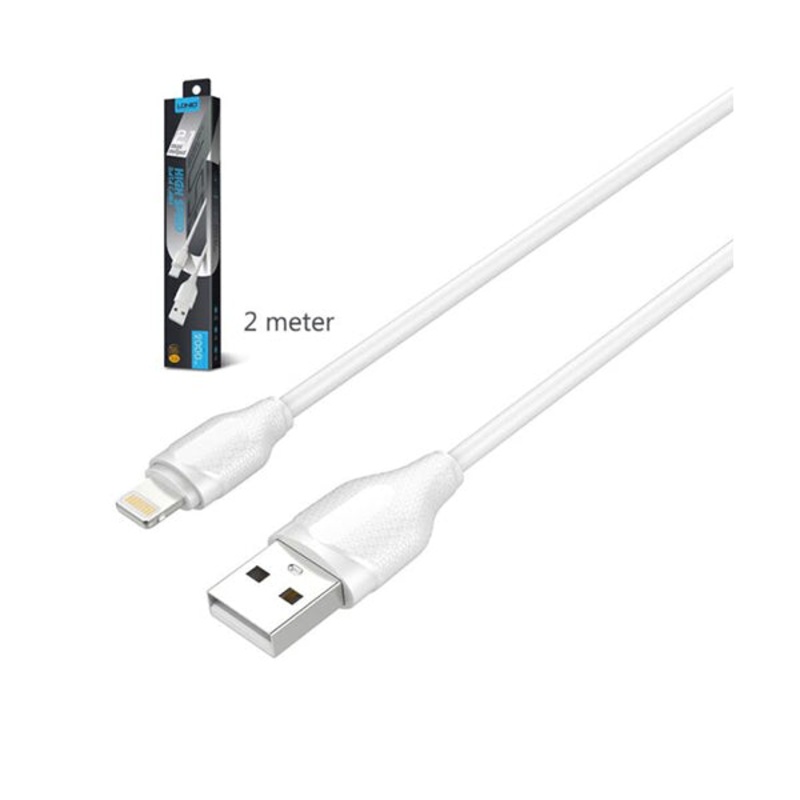 LDNIO LS372, High-speed Data cable, 2.0m Length, IOS, MicroUSB & Type-C