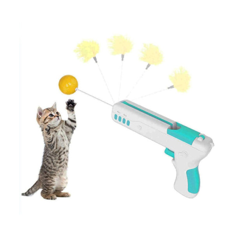Rebound Cat Gun – 96061|White|Brand New