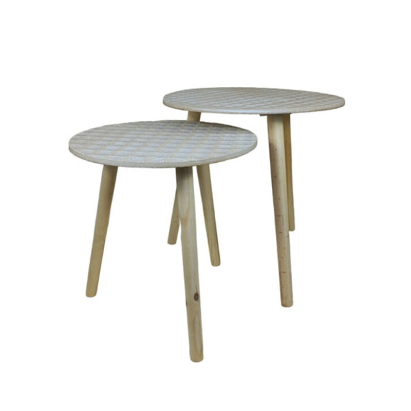 Set of 2 Decoration Coffee Tables – 10432