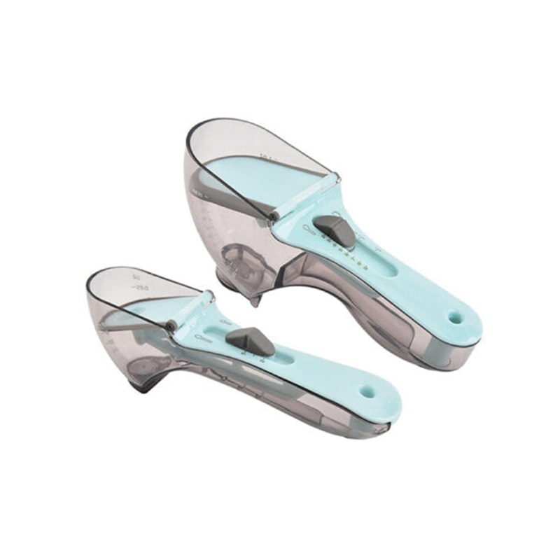 Adjustable Measuring Cups and Spoons Set, 2 Pcs