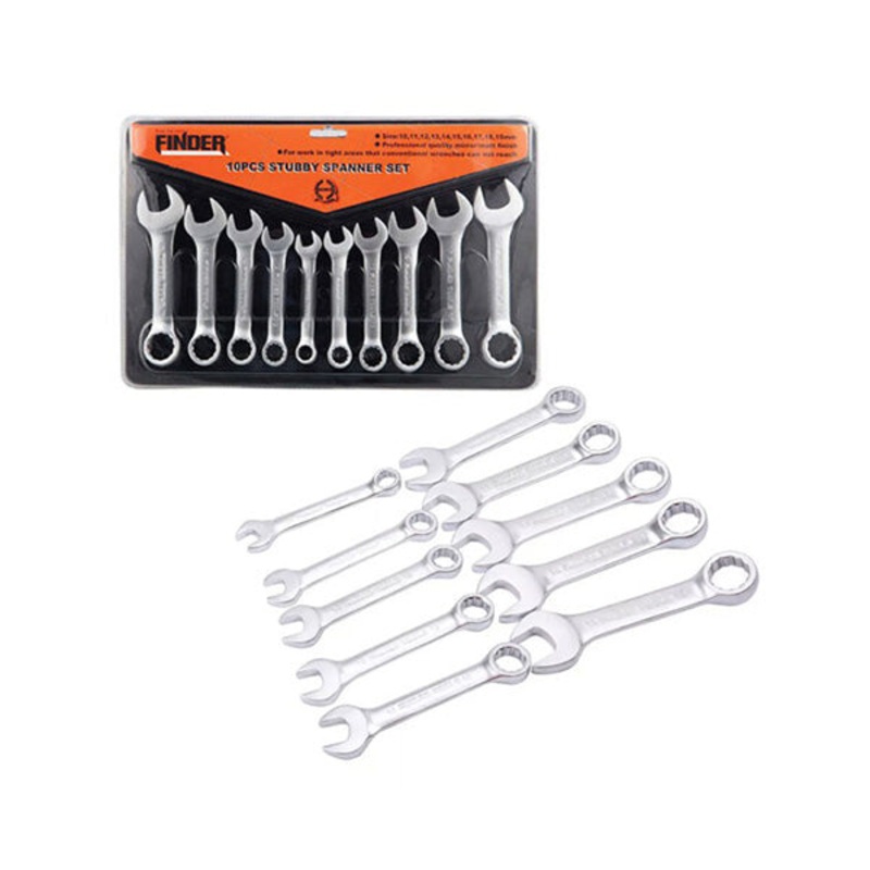 Finder, 10PCS Stubby Wrench Set – 192029
