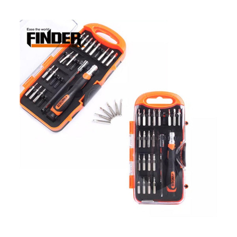 Finder, 23Pcs Screwdriver And Bits Set – 193225