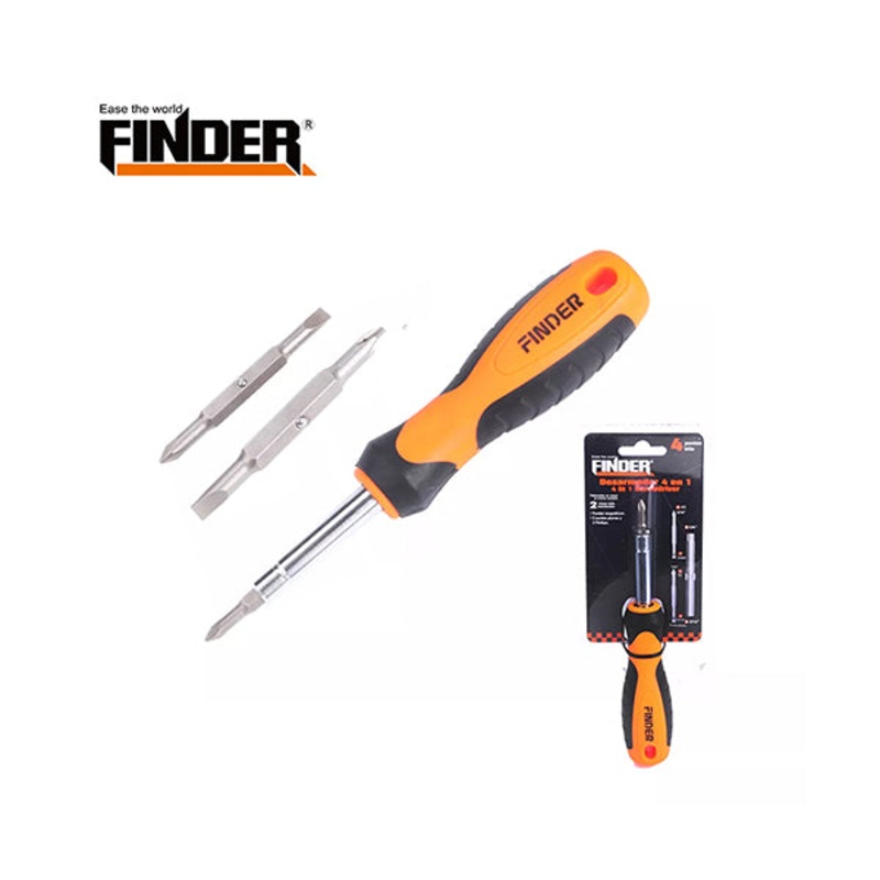 Finder, 4 In 1 Screwdrivers Set – 193091