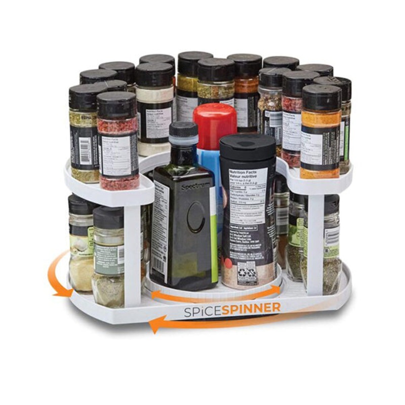 Spice Spinner Two-Tiered Spice Organizer & Holder – 96411