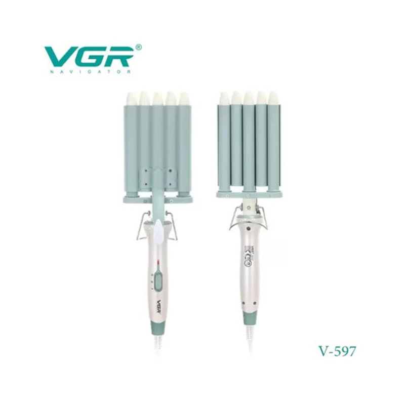 VGR, Professional Wavy Hair 5 Barrels Curling Iron – V-597