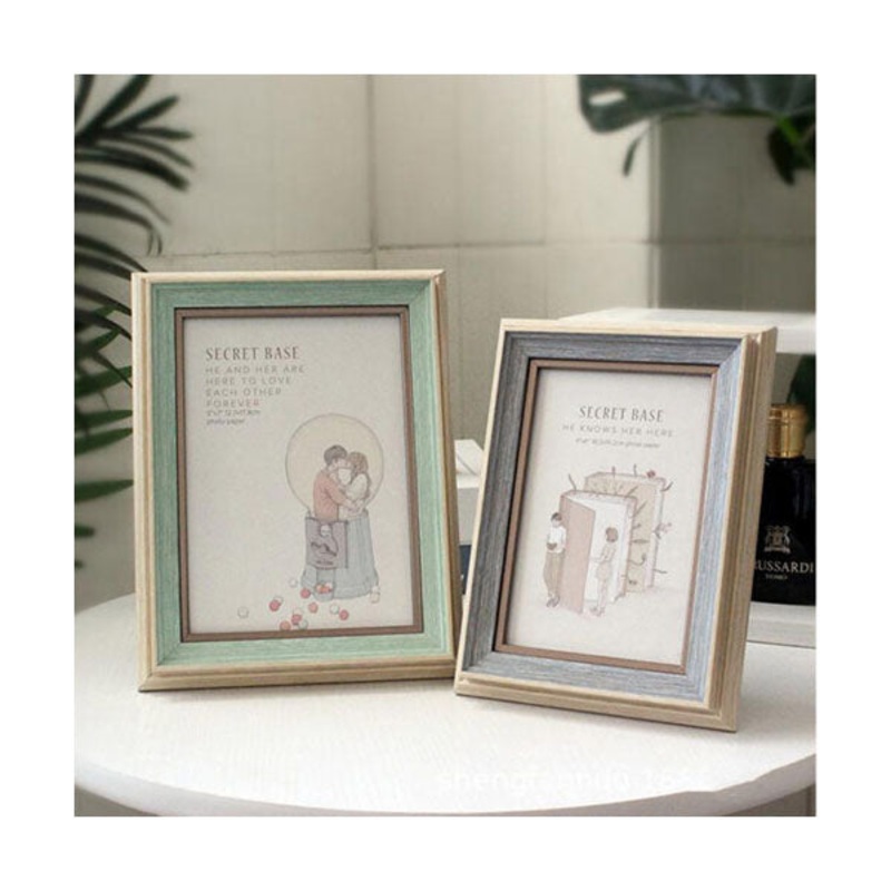 Wood Photo Frame – A4 – 98340|Blue|Green|Brand New