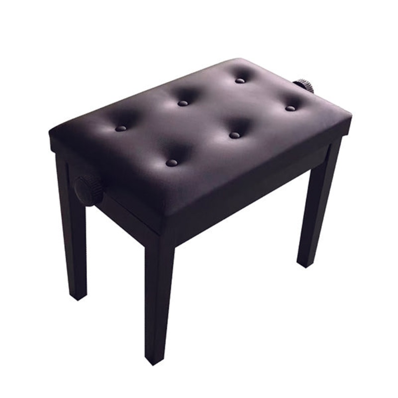 Ara Wooded Adjustable Piano Bench Chair Black – M466