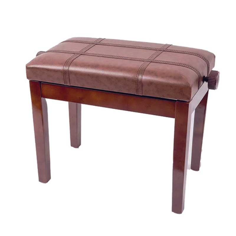 Ara Wooded Adjustable Piano Bench Chair Brown – M467
