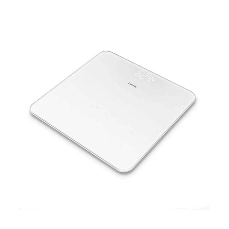 Beurer GS 225 Glass White Bathroom Scale – 75733