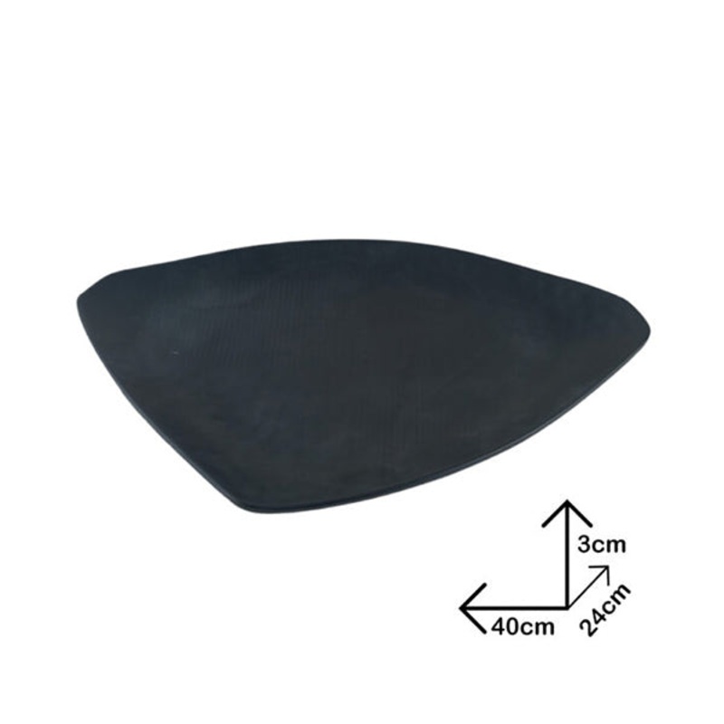 Big Plate Black Melamine Dinnerware – 99098