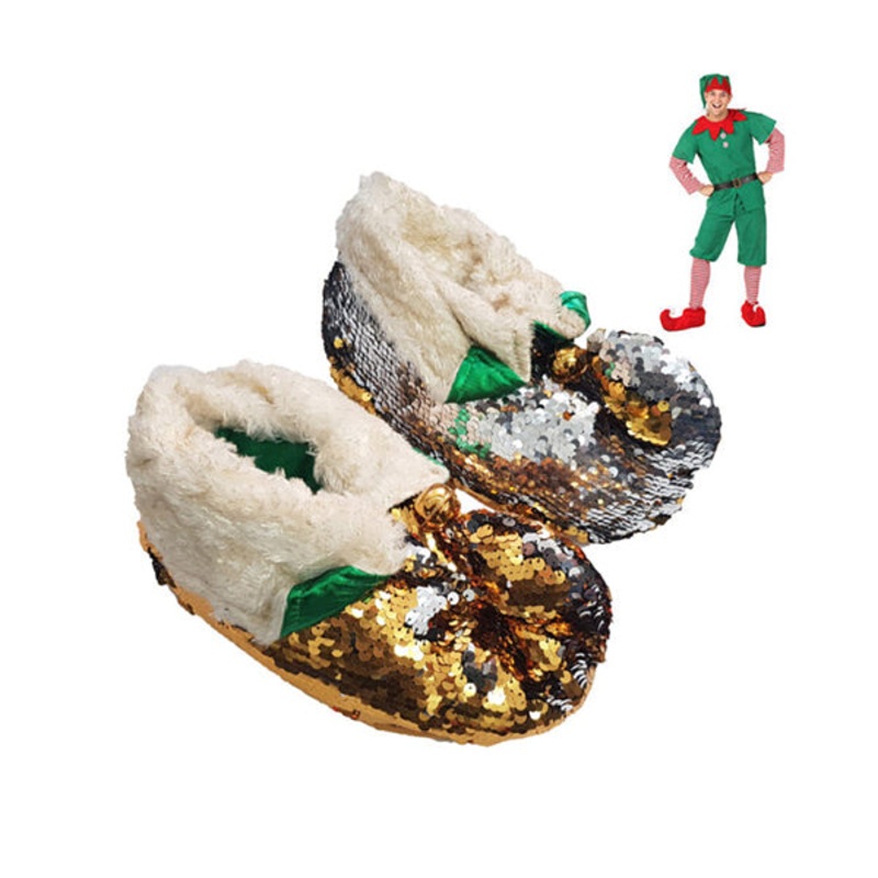 Cool Gift, Christmas Elf Pantoufle Payette #2 – 94986-2, Available in Different Colors