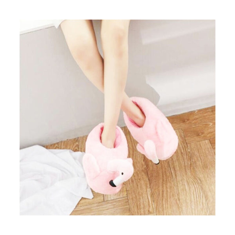 Cool Gift, Flamingo Plush Home Pantoufle – 93715, Available in Different Colors