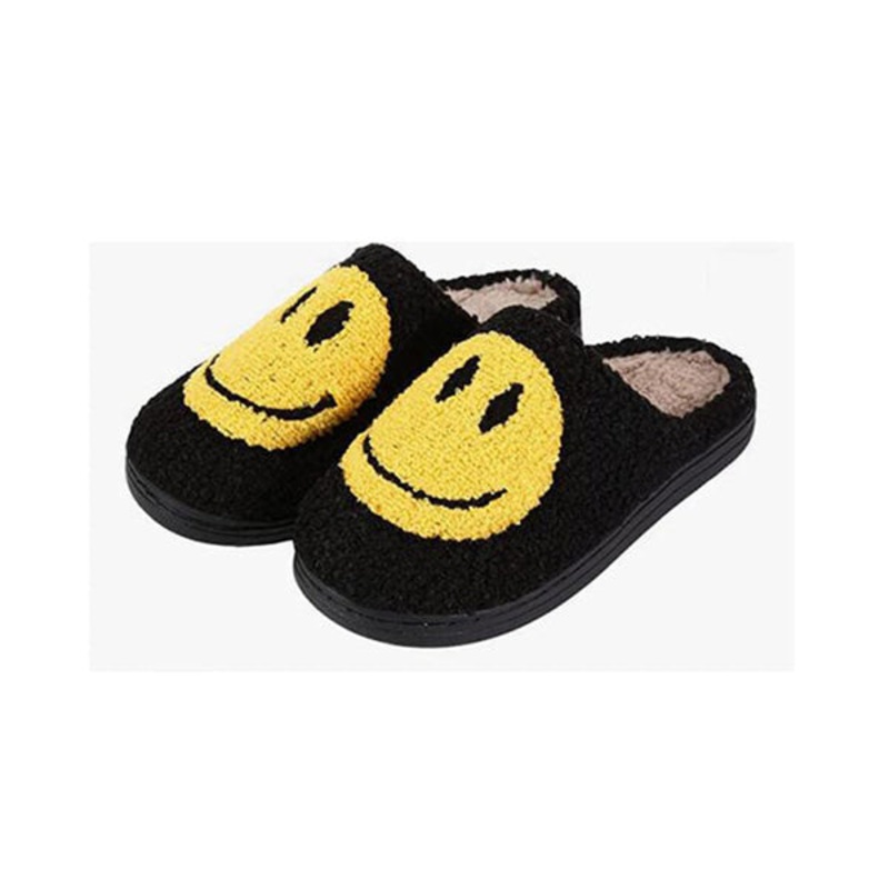 Cute Smile Happy Face Slippers – 98336, Available in Different Colors