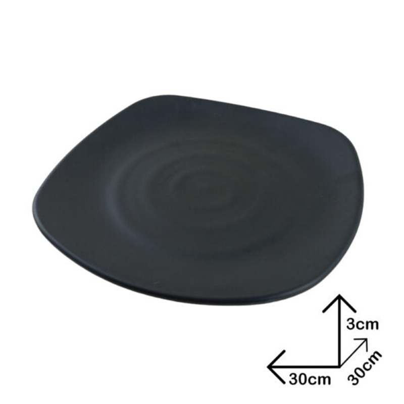 Dinner Plate Black Melamine Dinnerware – 99109
