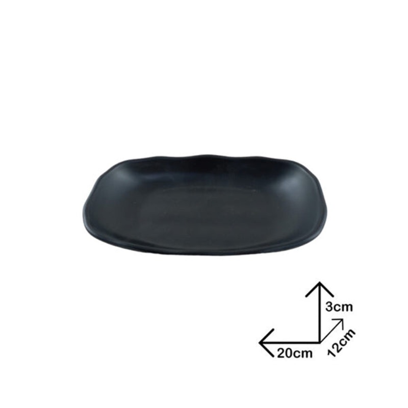 Dinner Plate Black Melamine Dinnerware – 99112