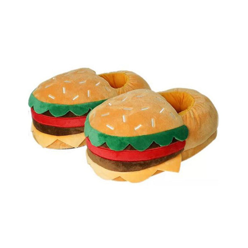 Hamburger Slippers  Plush – 98327