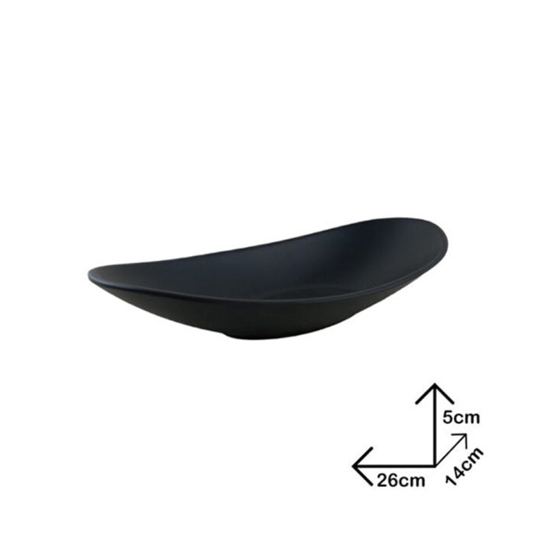 Serve Plate Black Melamine Dinnerware – 99102