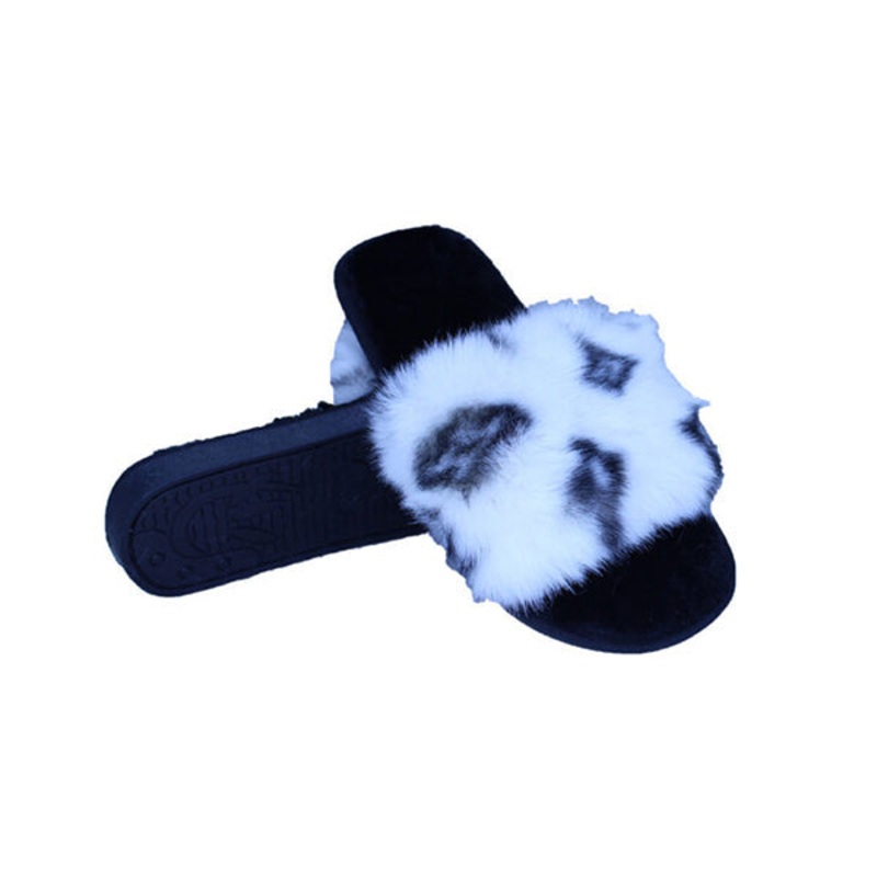 Slip-On Slippers For Women Furry Design – 97358, Available in Different Colors