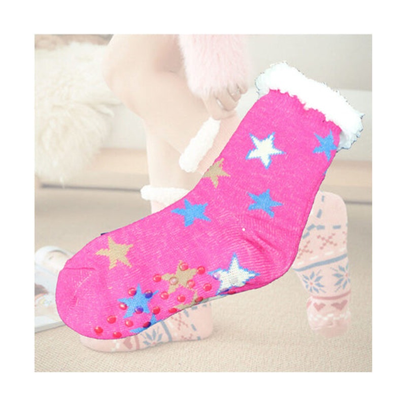 Cool Gift, Women Slipper Socks Winter Warm Fleece – 96504, Available in Different Colors