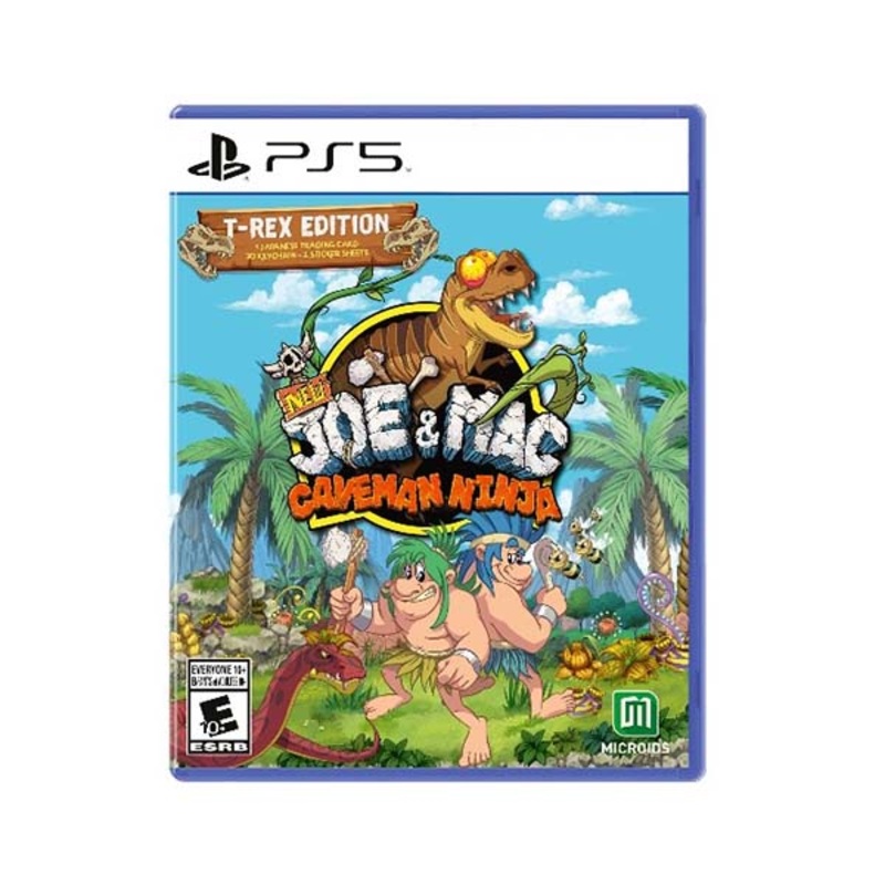 Joe And Mac: Caveman Ninja – T-Rex Edition – PS5