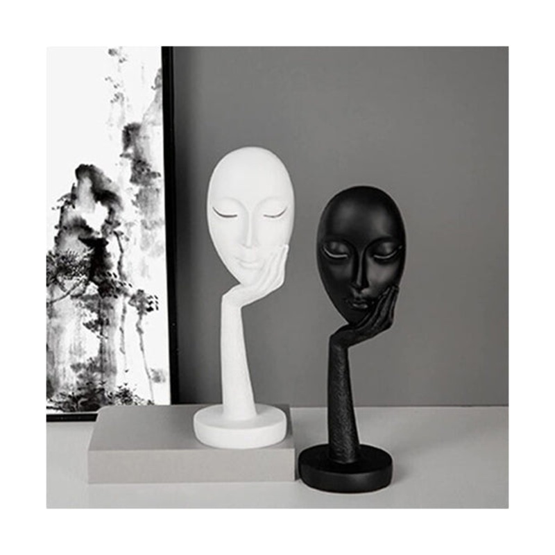 Lady Face Human Statue for Home – Size Small – 97881