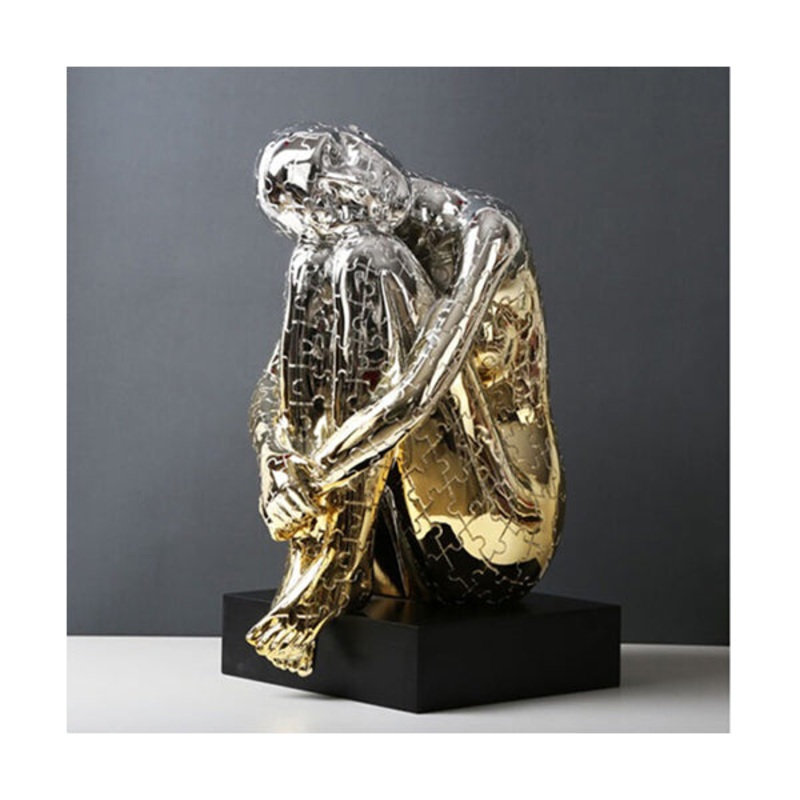 Puzzle sculpture statue – 97888