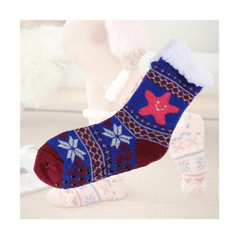 Women Slipper Socks Winter Warm Fleece – 96501, Available in Different Colors