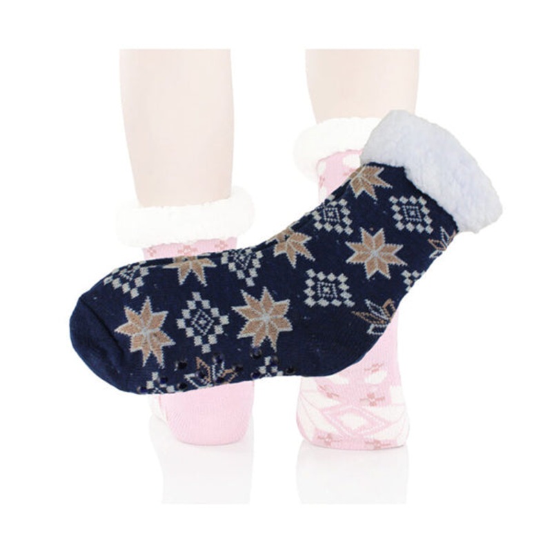 Women Slipper Socks Winter Warm Fleece – 96503, Available in Different Colors