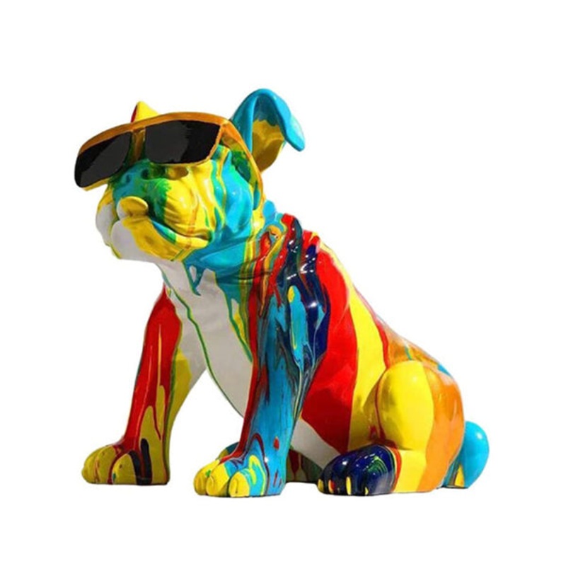Creative Colorful Dog Sculpture – Size Large – 97851