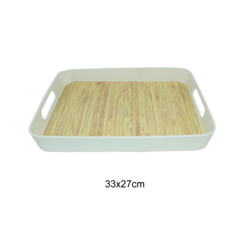 Tray Wooden Melamine Dinnerware – 97069