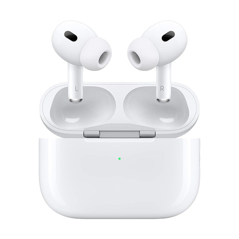 New Apple AirPods Pro 2 2023, 2nd Gen USB-C Wireless Earbuds, Up to 2X More Active Noise Cancelling, Adaptive Transparency, Personalized Spatial Audio MagSafe Charging Case