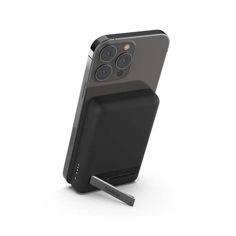 Belkin, BPD004btBK, BoostCharge Magnetic Wireless Power Bank 5000mAh + Stand