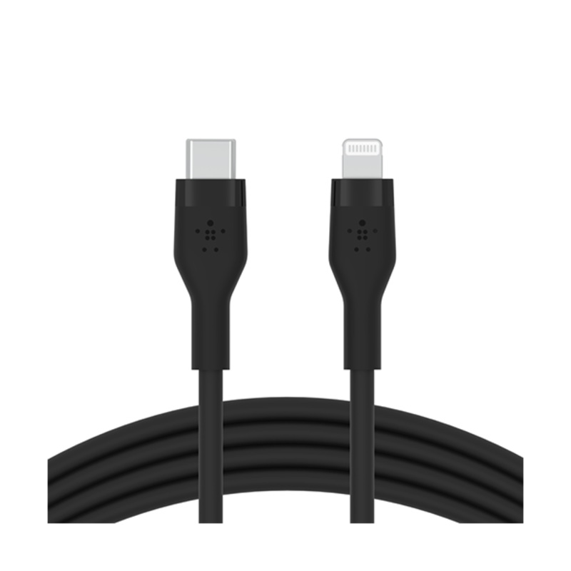 Belkin, CAA009bt1MBK, BoostCharge Flex USB-C Cable with Lightning Connector