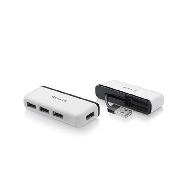 Belkin, F4U021bt, 4-Port Travel Hub