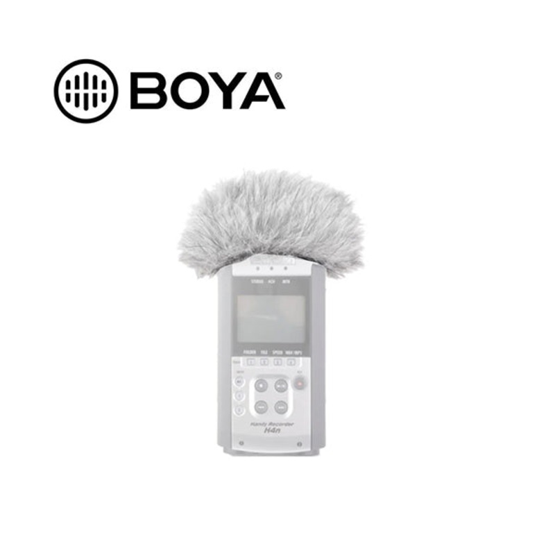Boya BY-WS9 Furry Outdoor Microphone Windshield For Zoom, Tascam