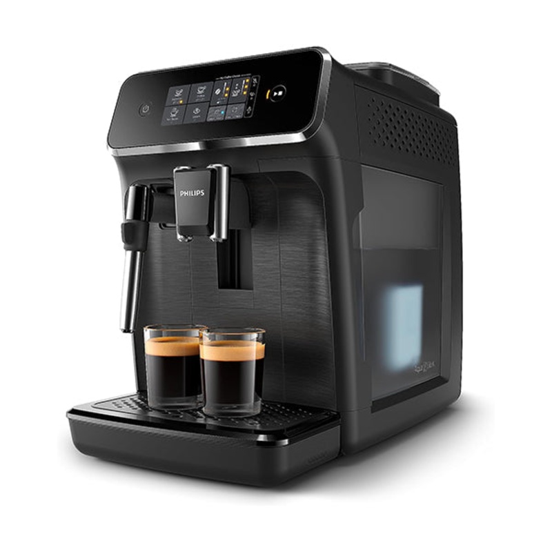 Philips Series 2200 Fully Automatic Espresso Machine – 1500W, 1.8L Water Capacity, Classic Milk Frother, Touch Screen Display, 2 Beverages