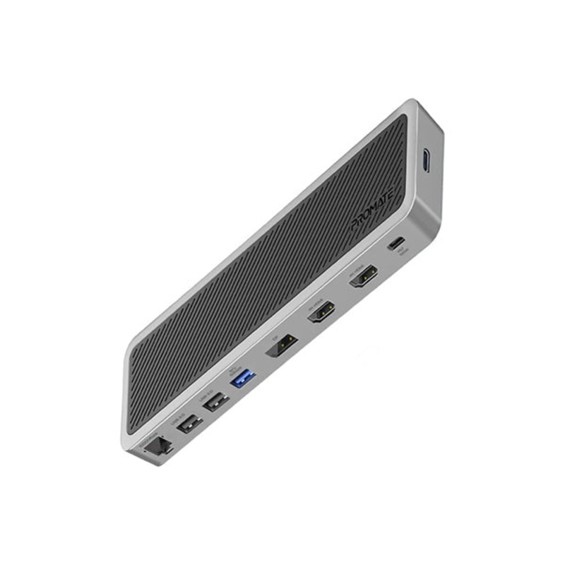 Promate, ApexHub-MST, 4K@60Hz Triple Display Multi-Port USB-C Docking Station
