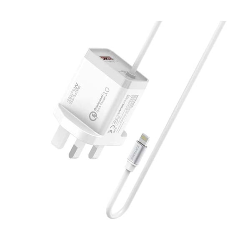 Promate, iCharge-PDQC3, 38W Ultra-Fast Charging Wall Charger