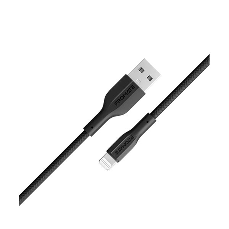 Promate, XCord-Ai, High Tensile Strength Data & Charge Cable for Apple Devices