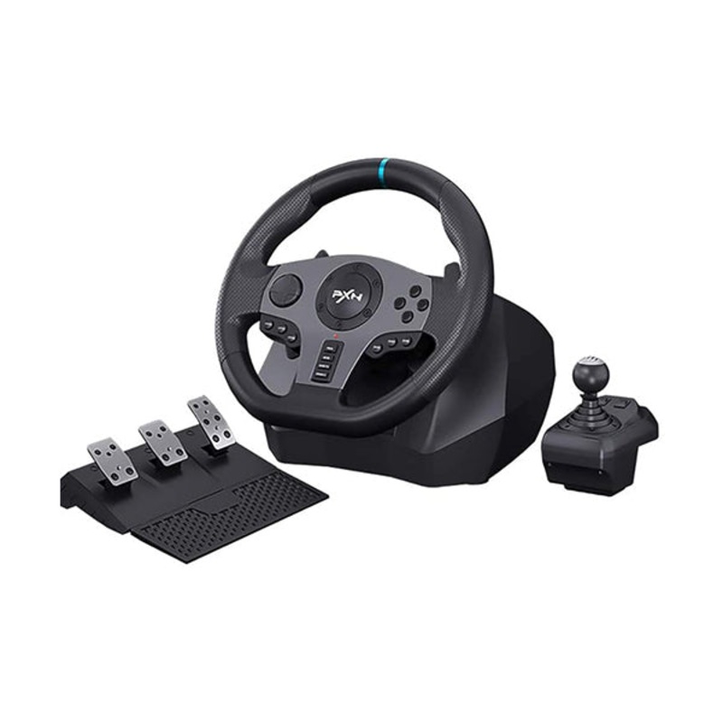 PXN Racing Wheel Steering Wheel – V9 Driving Wheel 270/ 900 Degree Vibration Gaming Steering Wheel with Shifter and Pedal for PS4, PC, Xbox One, Xbox Series S/X,PS3 (V9)